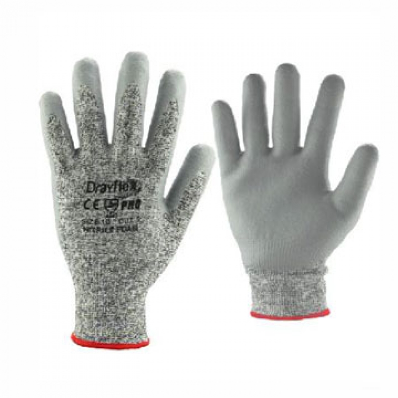 GUANTE ANTI-CORTE DRAYFLEX CAT 5 CON PU  T10