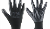 GUANTE DE NITRILO DRAYFLEX NEGRO T.M -9