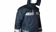PARKA AZUL CON REFLECTIVO DRAYFLEX