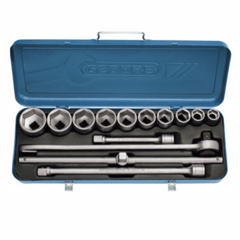 32EPU JUEGO DE DADOS HEXAGONALES 3/4" - 7/8-2" GEDORE