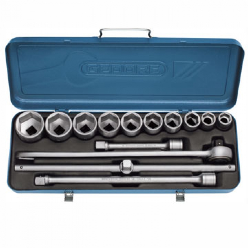 32EPZ JUEGO DE DADOS HEXAGONALES 3/4" - 7/8-2" GEDORE