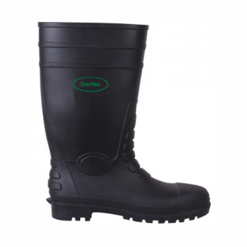 BOTA DRAYFLEX CAÑA EX. ALTA NEGRA CON PUNTERA