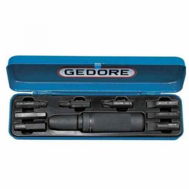 K1900-613-1/4 DESTORNILLADOR DE IMPACTO C/PUNTAS GEDORE