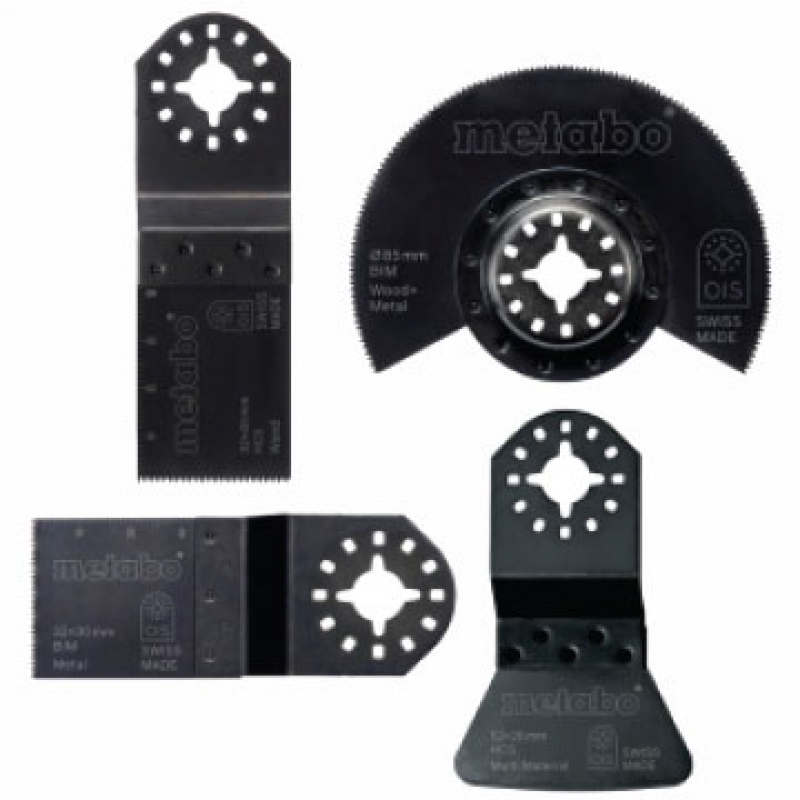 KIT HERRAMIENTA PARA MULTI-TOOLS  4 PIEZAS METABO