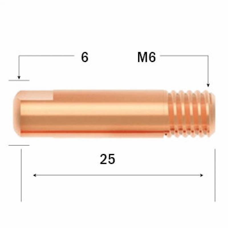 PUNTA CONTACTO M6 0.8 SBME 150