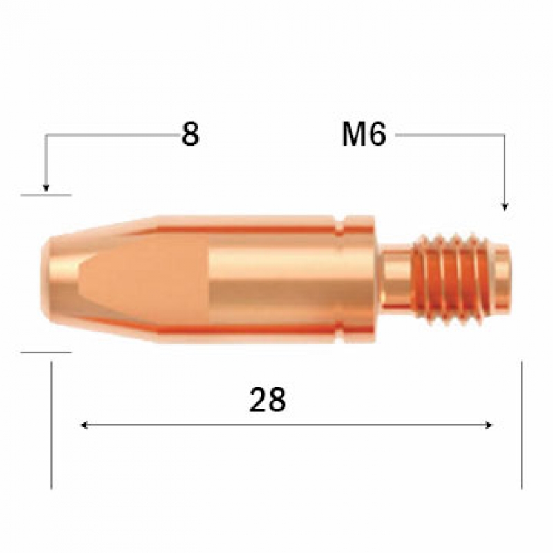 PUNTA CONTACTO M6 1.0 SBME 116/125